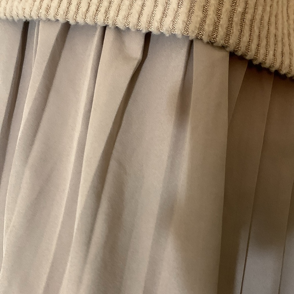 🤎🤎SHEIN CURVE BEIGE PLUS SIZE EASY PULLOVER FLOWY DRESS!🤎🤎 - Picture 5 of 6